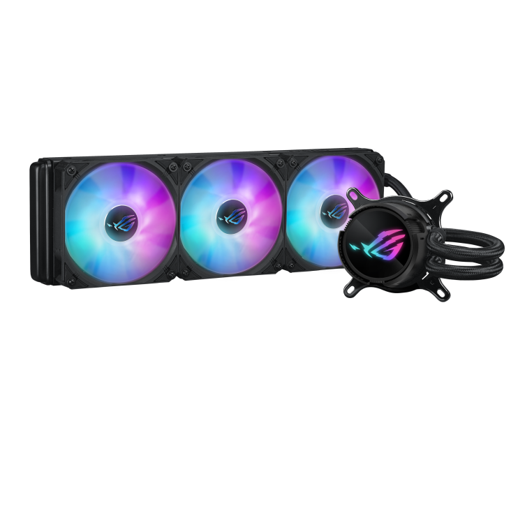 ASUS ROG Strix LC III 360 ARGB CPU Liquid Cooling, 360mm Radiator, 3x ROG Strix AF-12S aRGB 120mm Fans Black ASUS ROG Strix LC III 360 ARGB CPU Liquid Cooling, 360mm Radiator, 3x ROG Strix AF-12S aRGB 120mm Fans Black
